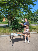 Фоминская библиотека представила серию «Библиотека Ярославской семьи» под открытым небом